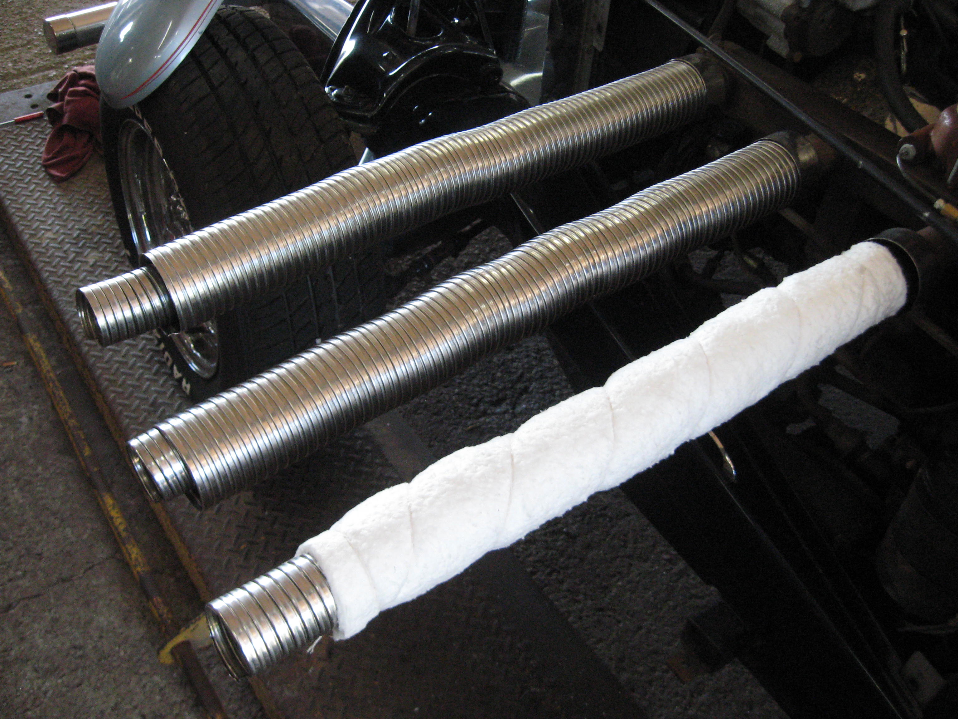 Automotive Exhaust Specialists work